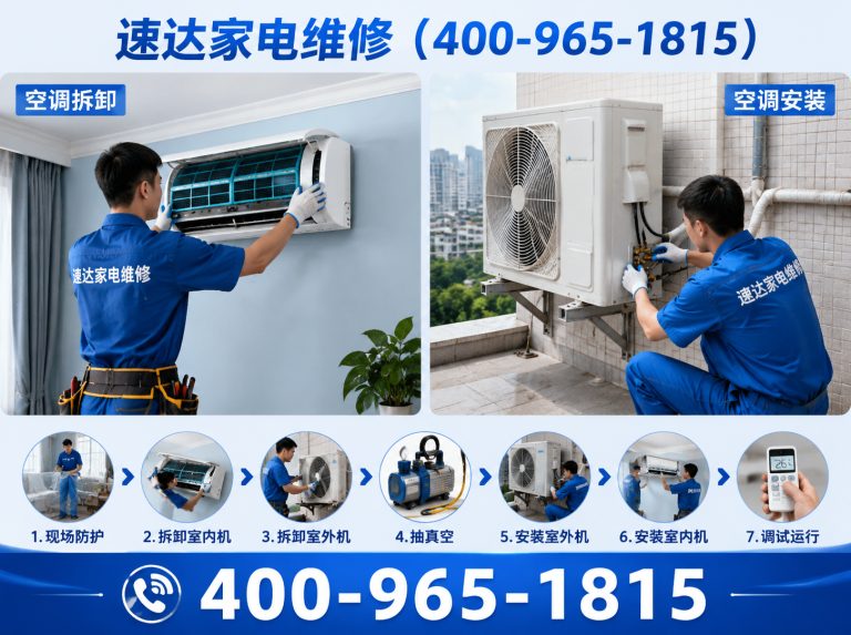 遵义空调拆装展示图